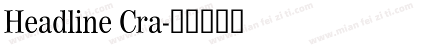Headline Cra字体转换